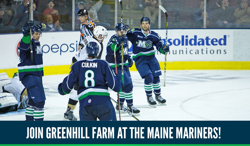 Join Spurwink's Greenhill Farm at the Maine Mariners - Spurwink