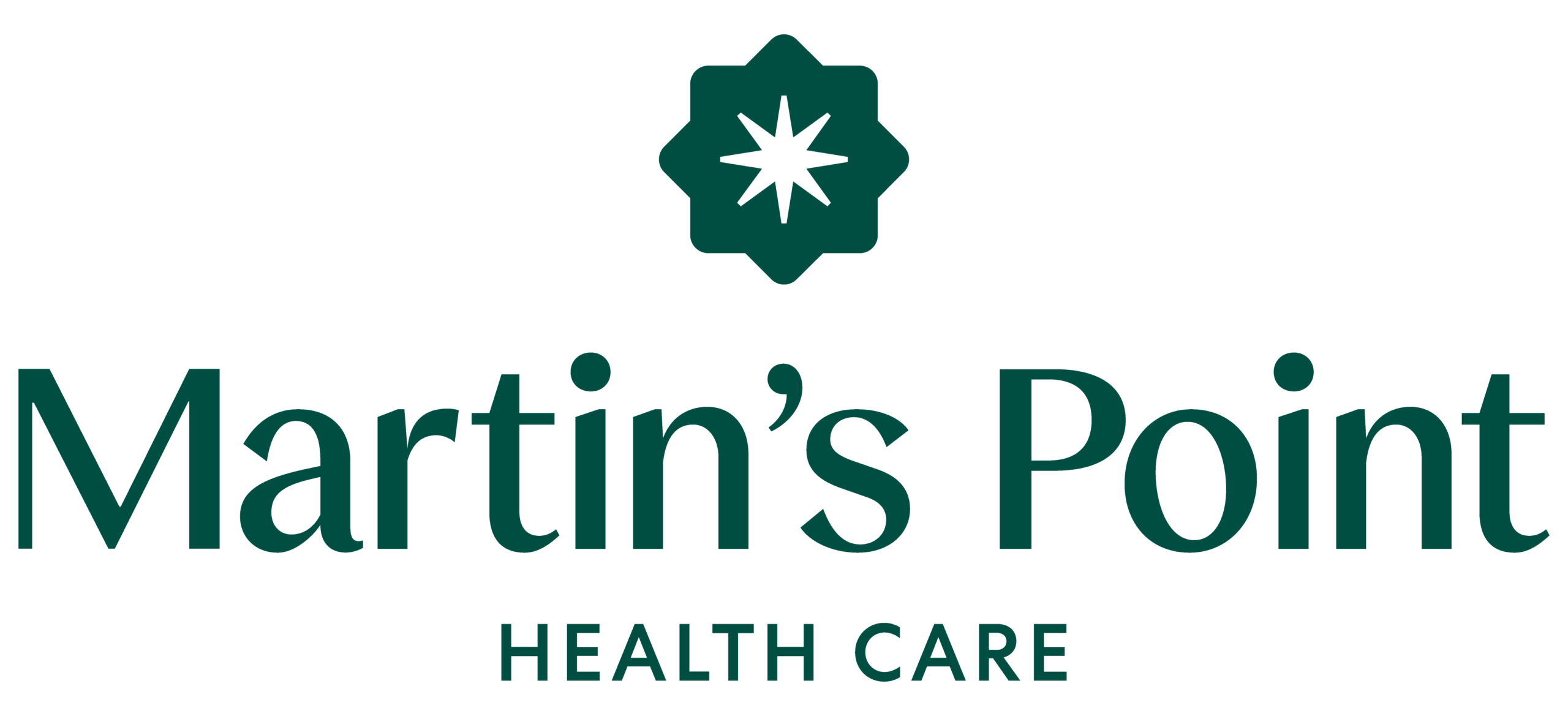 Green logo for Martin's Point Health Care