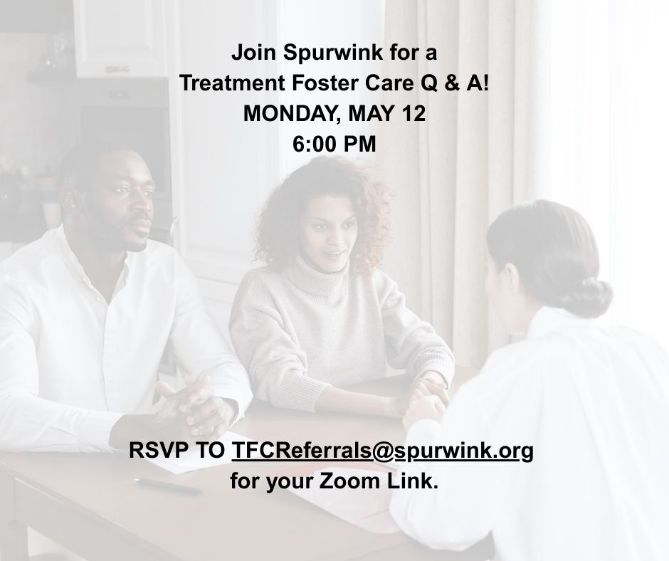 Image with text over it announcing Treatment Foster Care Q & A